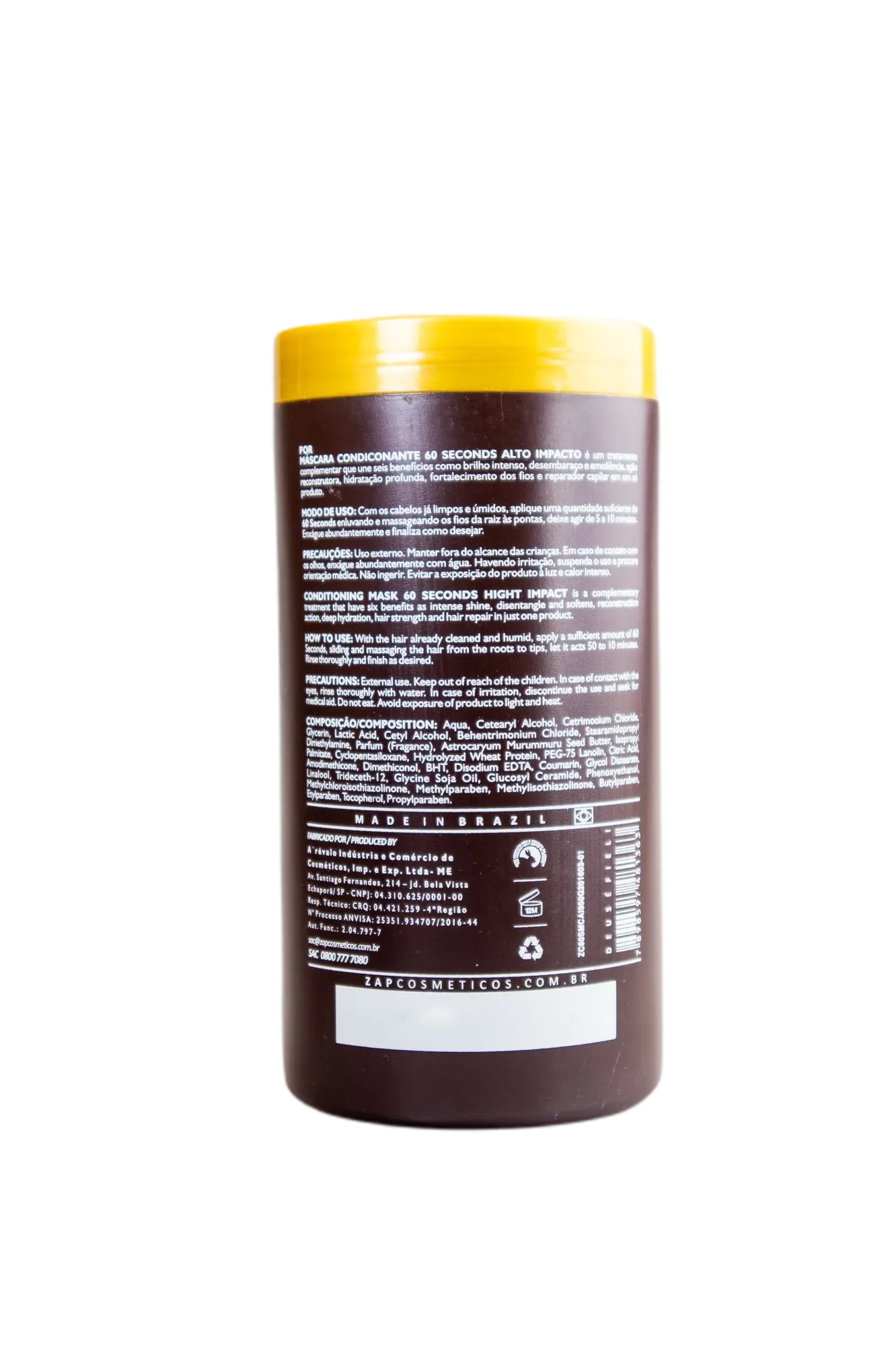 60 Seconds High Impact Mask 950g - Zap Cosmetics