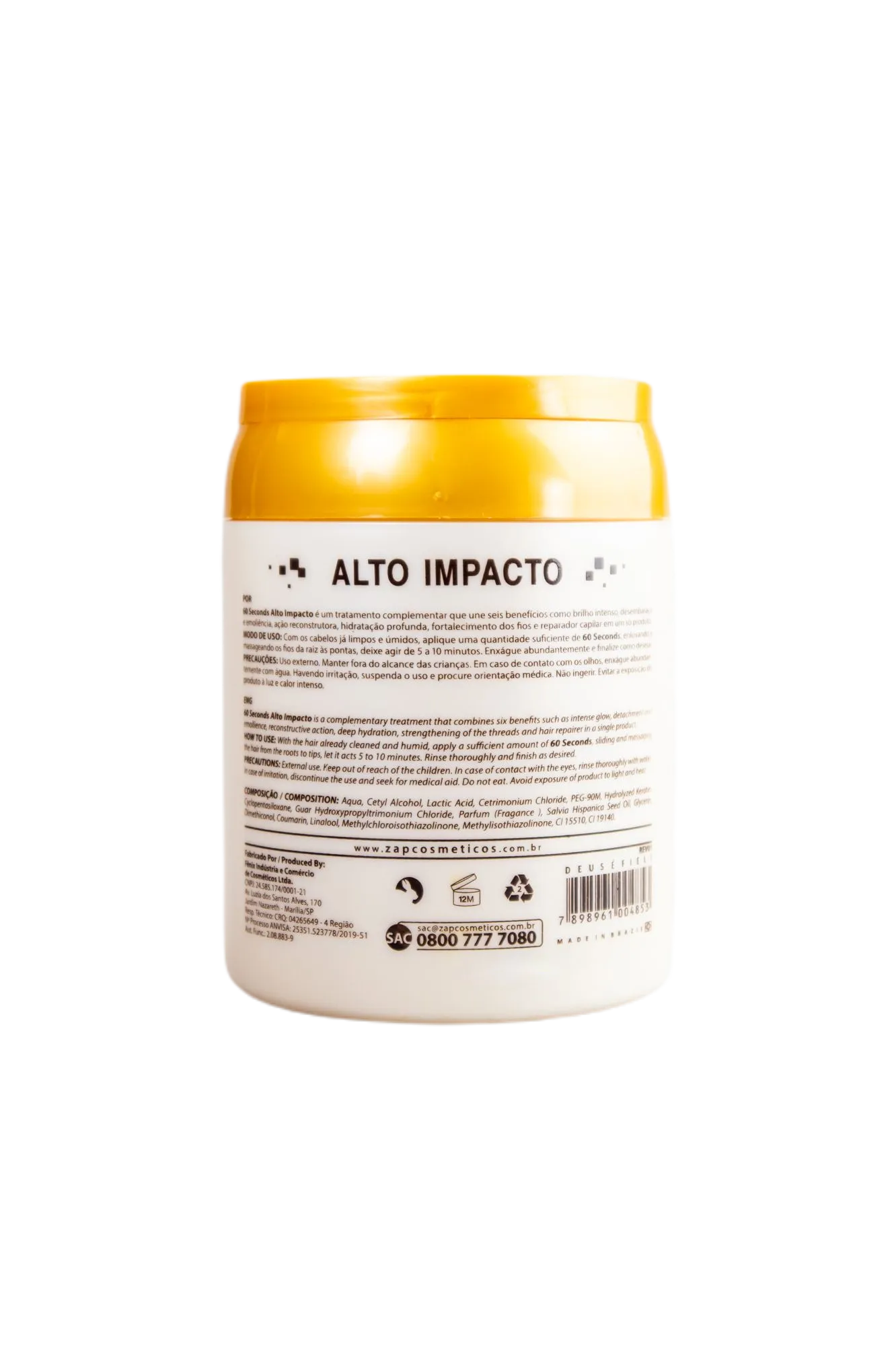 60 Seconds High Impact Mask 950g - Zap Cosmetics