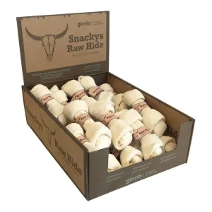 Dog Snack Gloria Snackys Rawhide 15-17 Cm Knot 18 Units