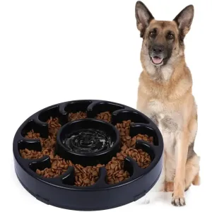 Durable Eco-friendly Slow Feeding Pet Bowl for Small Medium Large Dogs