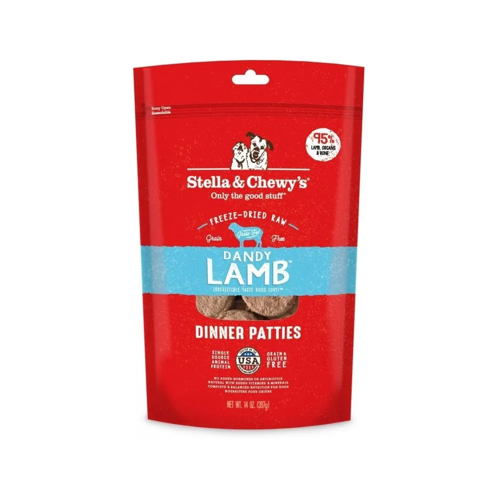 Freeze Dried Lamb Dinner Patties Dog Food