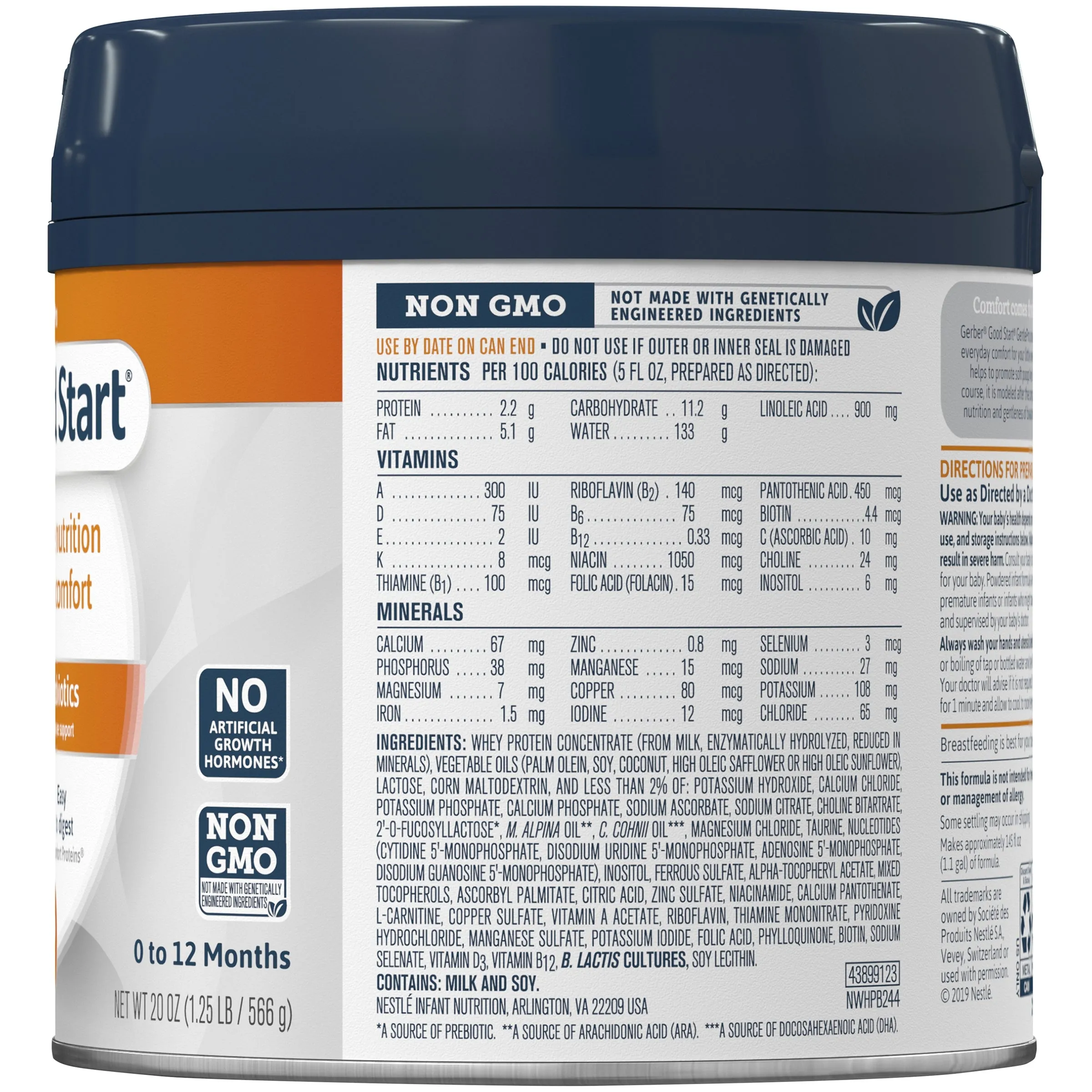 Gerber® Good Start® Gentle Pro Powder Infant Formula, 20 oz. Canister