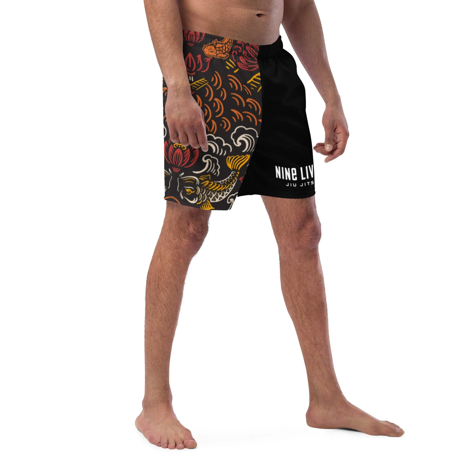Koi Cat Swim Trunks