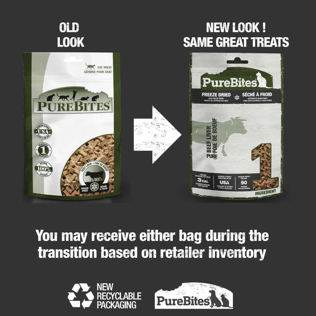PureBites Beef Liver Freeze Dried Cat Treats (1.55 oz)