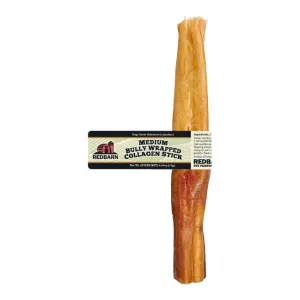 Redbarn Dog  Bully Wrapped Collagen  - Medium